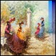 Dipinti ad Olio -  - Pomeriggio al parco
