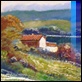 Dipinti ad Olio - - Giulia Lorenzini "La casa sul lago"