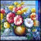 Dipinti ad Olio - - Vaso con fiori