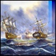 Dipinti ad Olio - - Battaglia Navale