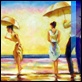 Dipinti ad Olio - - Sulla spiaggia
