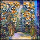 Dipinti ad Olio - - Scalinata in fiore