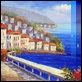 Dipinti ad Olio - - Terrazza sul mare
