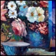 Dipinti ad Olio - - Luigi Cursore "Vasi con fiori"