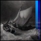 Stampe Antiche - Joseph Mallord William Turner - Dutch boat in a gale